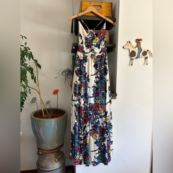 Free People Through The Vine Printed Maxi Dress - Picture 2 of 10